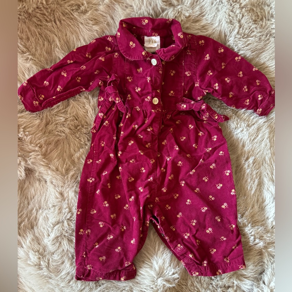 Baby Gap corduroy one piece jumper